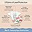 The Honest Company Clean Conscious Diapers for Sensitive Skin Up to 100% Leakproof Hypoallergenic Fragrance-Free Baby Girl Prints Super Club Box Size 5 (27 lbs) 84 Count (Prints