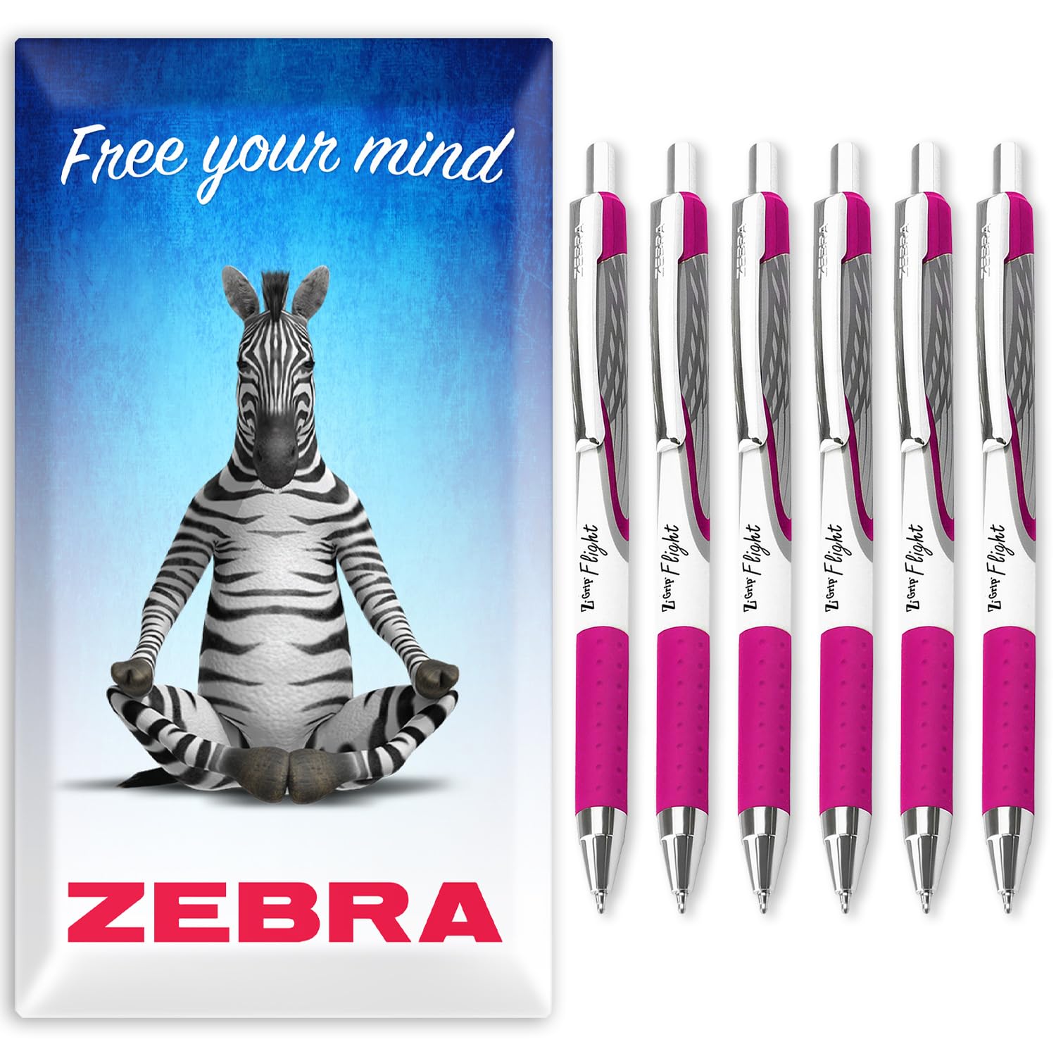 Amazon.com : Zebra Pen Classic Z-Grip Flight Ballpoint Pens - 1.2