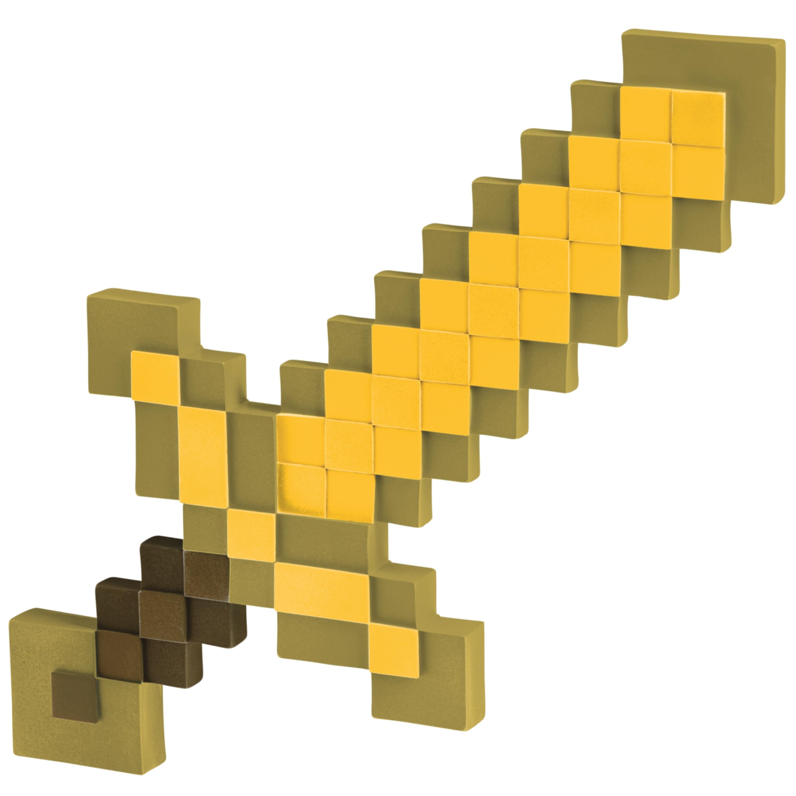 Minecraft Gold Sword Costume Accessory, Official Plastic Dress Up Prop, One Size