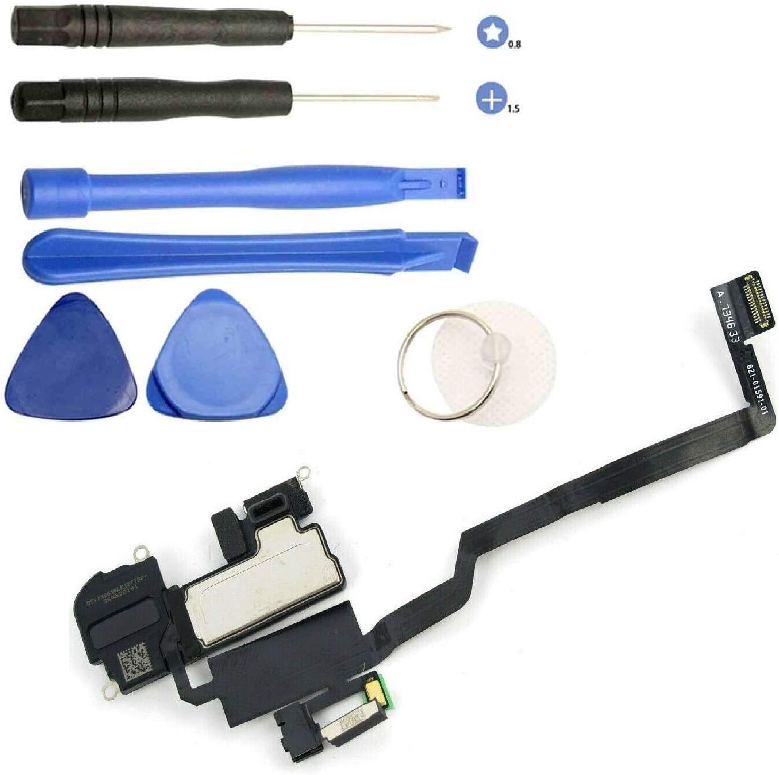 Ear Speaker Flex Cable For iPhone X (5.8") Proximity Sensor & Ambient Light Sensor Replacement With Tool Kit 821-01591-A