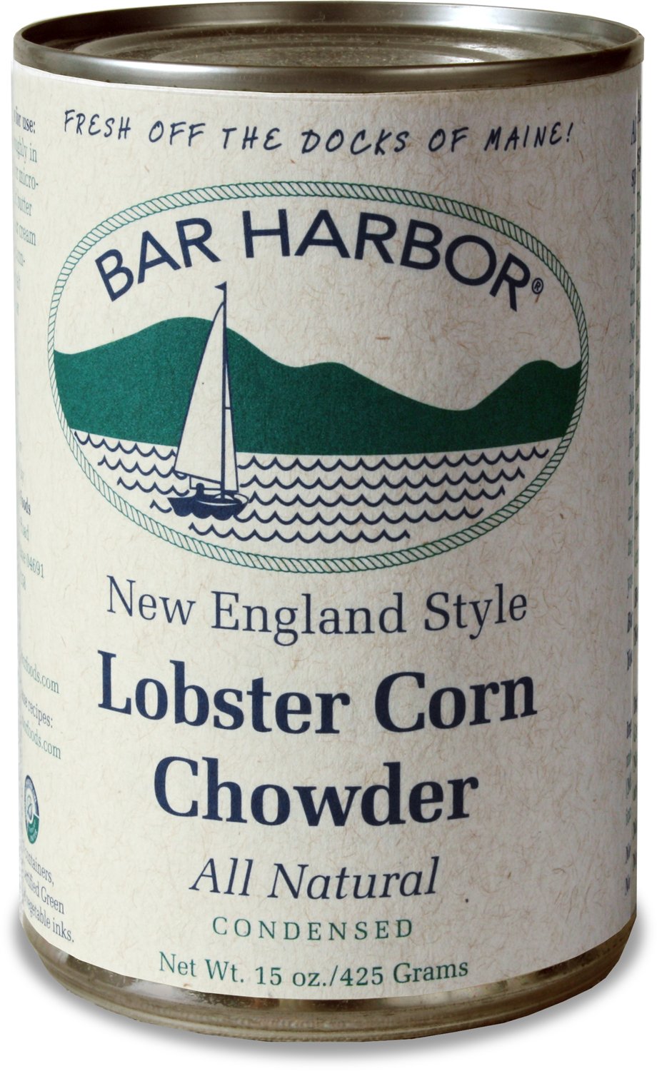 Bar Harbor, Chowder, Lobster and Corn, 15 Ounce Packaged Chowders Soups Grocery