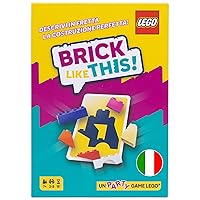 Asmodee Brick Like This! Il Gioco di Società ufficiale LEGO - Gioco di Costruzione