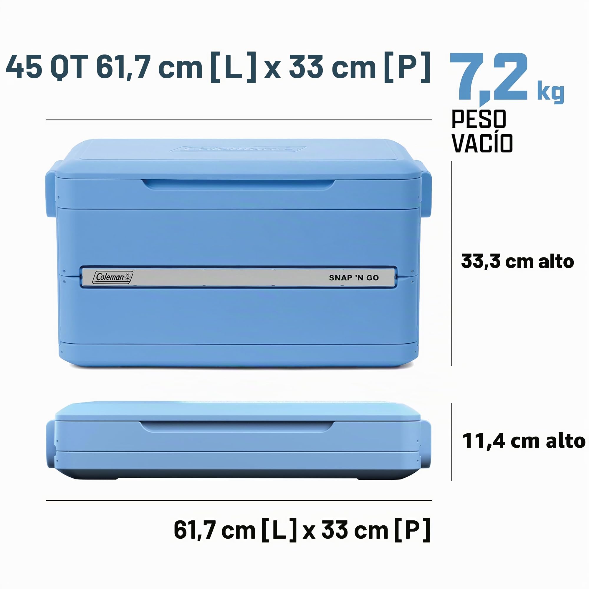 Coleman Snap 'N Go Nevera Plegable 52 | 42 | 33 litros