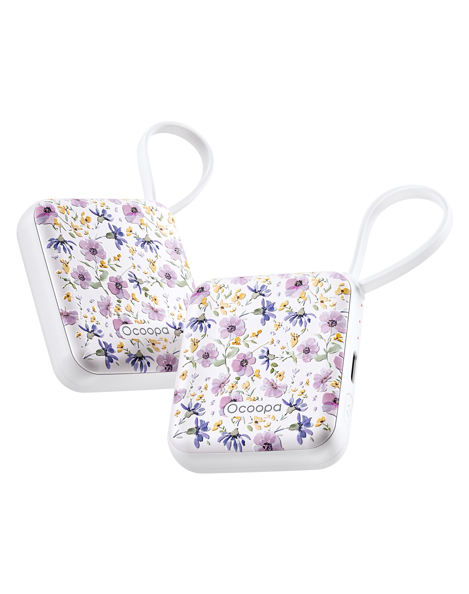 OCOOPA UT5 Nano Scaldamani Elettrico Confezione da due, Tre Livelli di Riscaldamento, Scaldamani Ricaricabile Portatile Scalda mani Tascabili, Regali, Essenziali per il Freddo Invernale in Esterni