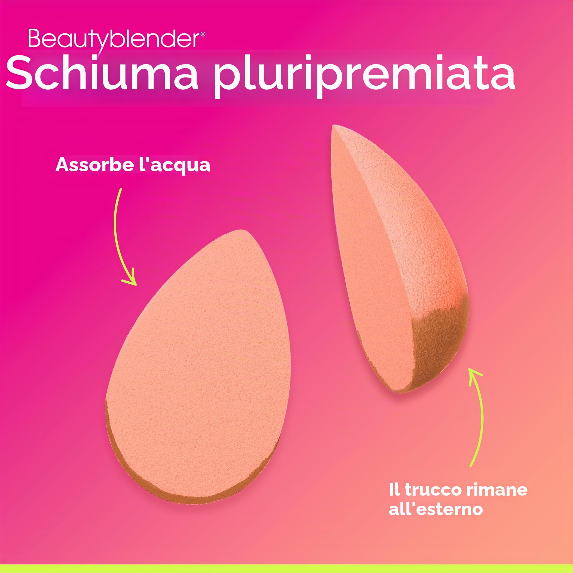 BEAUTYBLENDER Spugna per trucco PAPAYA