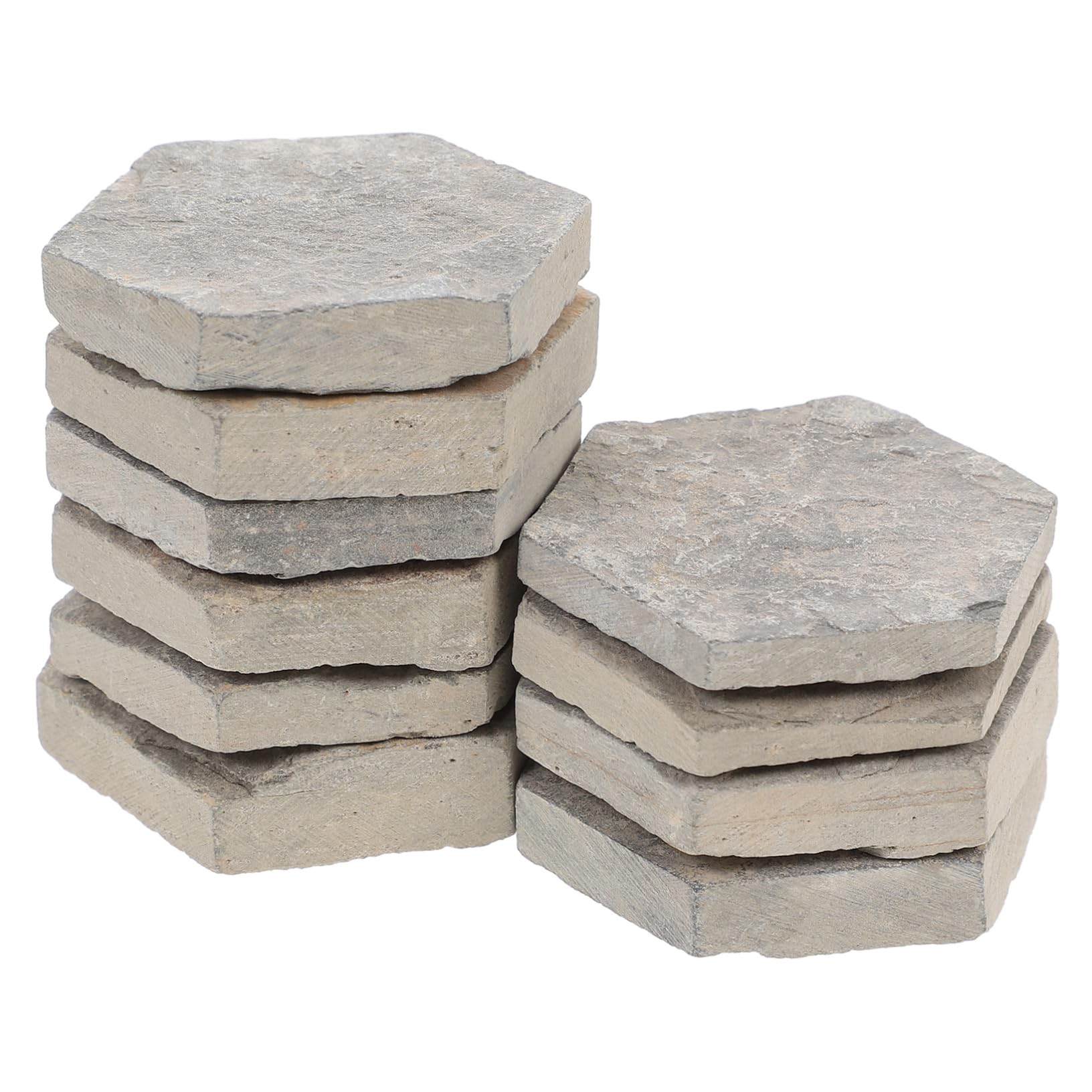 Garneck 10pcs Basking Rocks for Bearded Dragons Snake Hide Turtle Rock Reptile Climbing Decor Reptile Rock Aquarium Rock Decor Hideout Fish Tank Decor Reptile Terrarium Decor