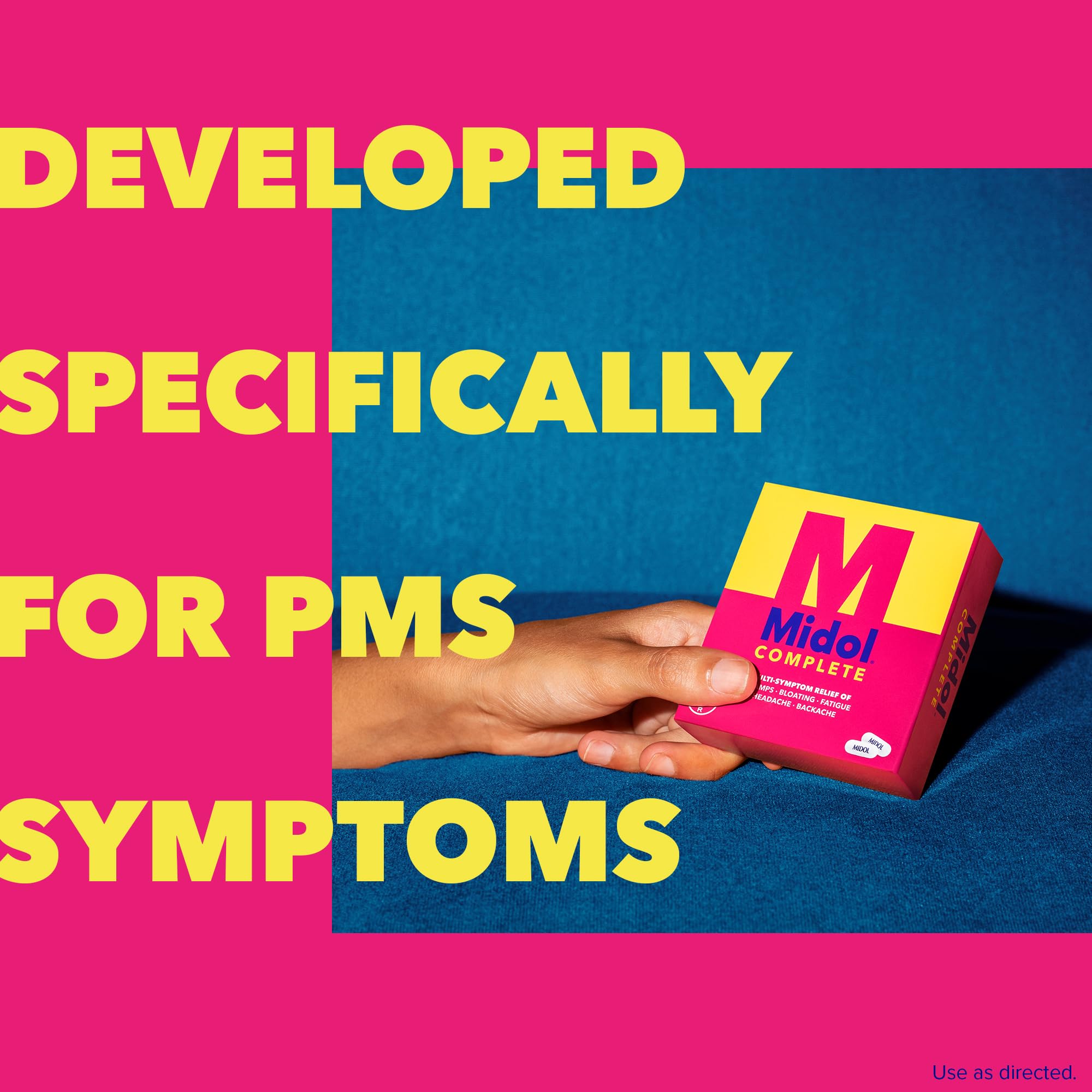 Midol Complete Menstrual Pain Relief Caplets, 40 Count - Provides Cramp, Headache, and Bloating Relief — Amazon image 5