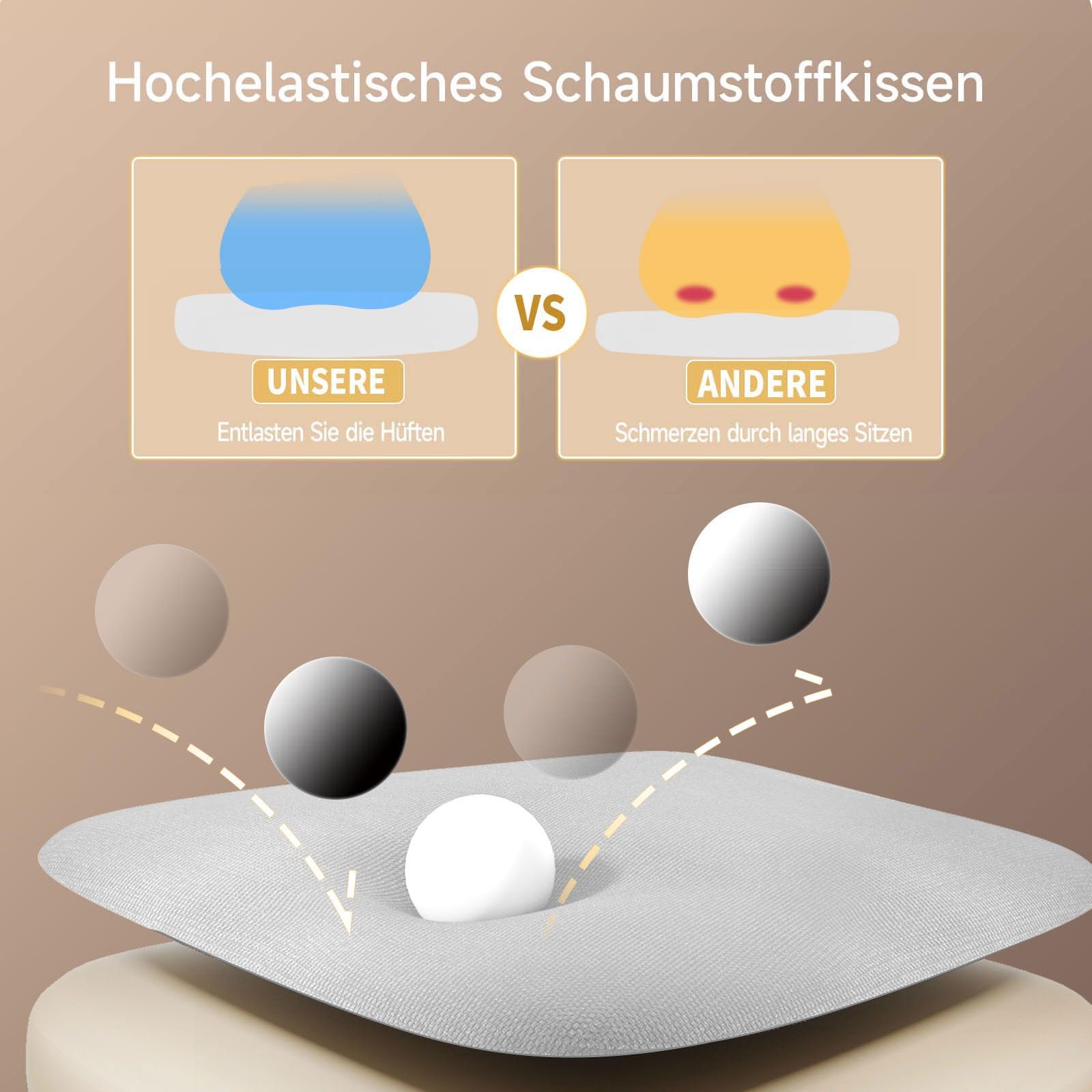 naspaluro Ergonomischer Bürostuhl, Schreibtischstuhl für Homeoffice | Mit Lordosenstütze & verstellbarer Kopfstütze, atmungsaktiver Mesh-Rücken, hochklappbare Armlehnen, höhenverstellbar