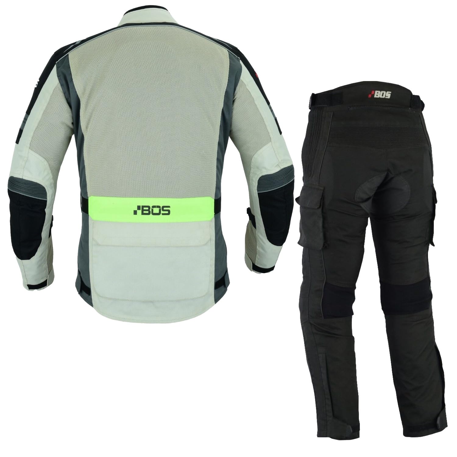 Textile Motorradkombi Herren – Wasserdichte Jacke & Hose mit Protektoren,Motorradkombi Herren 2-Teilig – Textiljacke + Motorradhose für sicheres Fahren