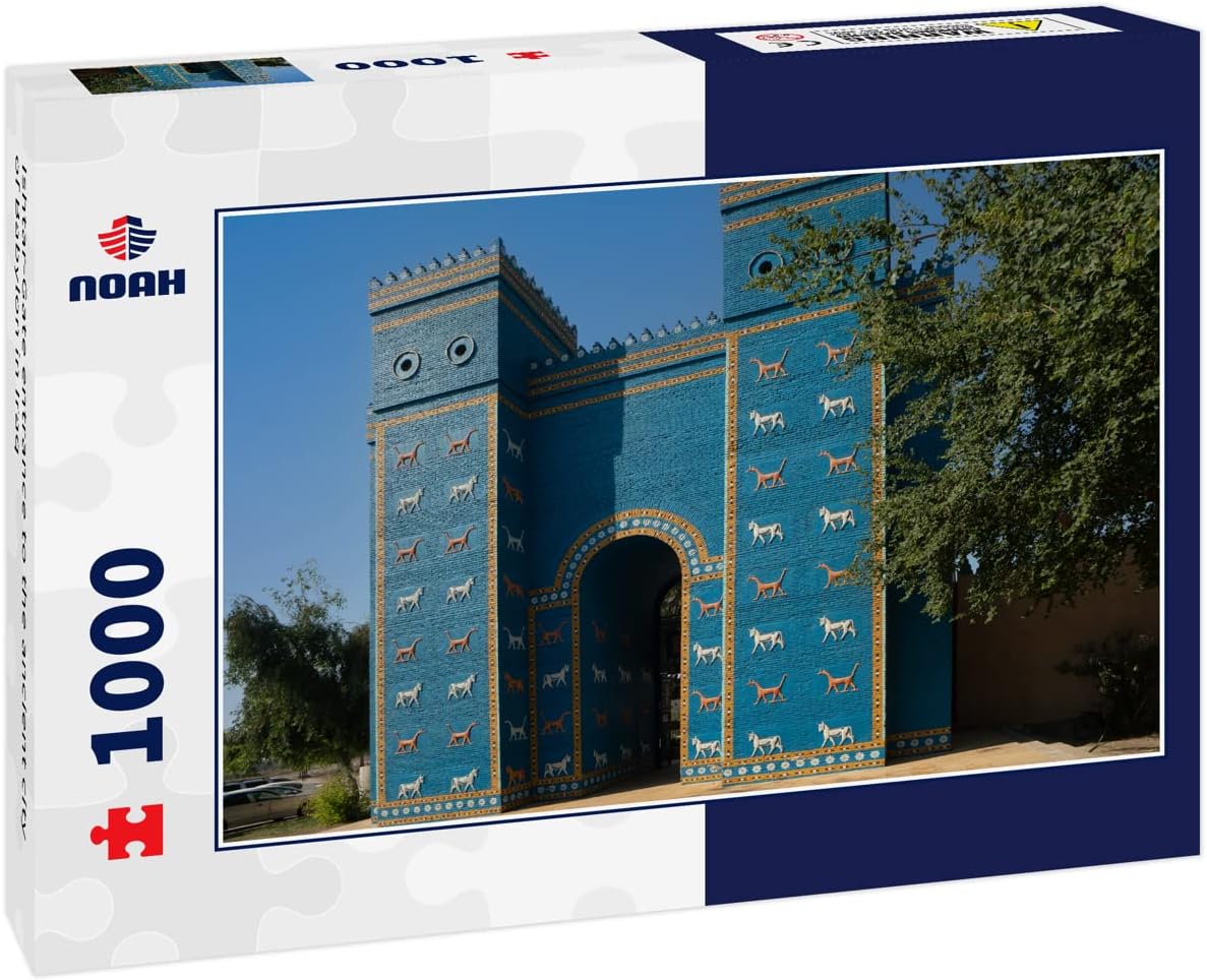Noah Jigsaw Puzzle Ishtar-Gate Entrance to The Ancient City of Babylon in Iraq 1000 Pieces