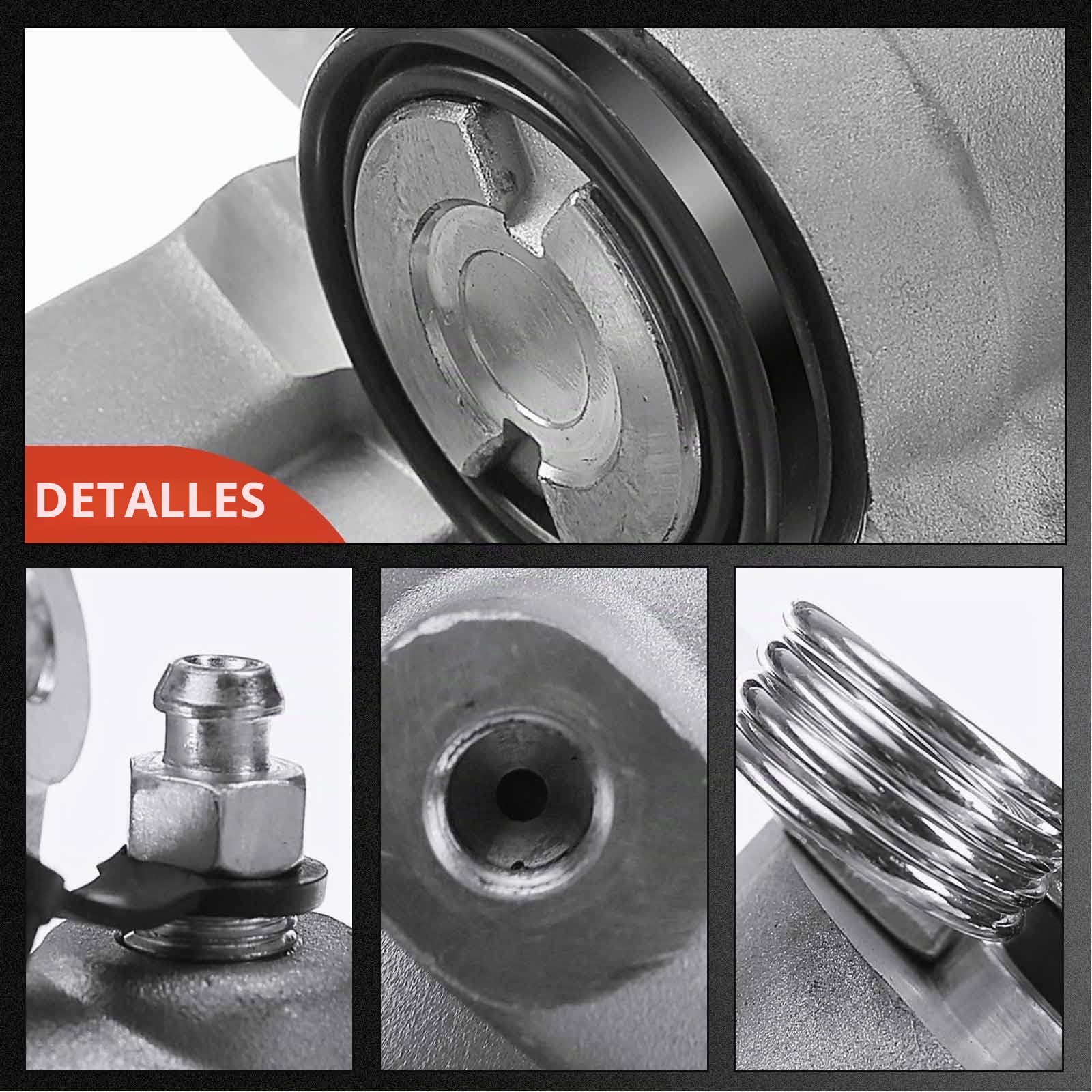 Frankberg 1x Pinza de Freno Trasero Izquierdo Compatible con C4 2004-2021 DS4 2011-2015 307 2000-2014 308 2007-2014 Sustituir# 1607375680