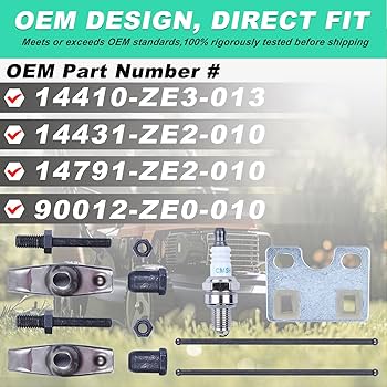 Amazon.com : Adefol Gas Engine Valve Push Rod Guide Plate Rocker