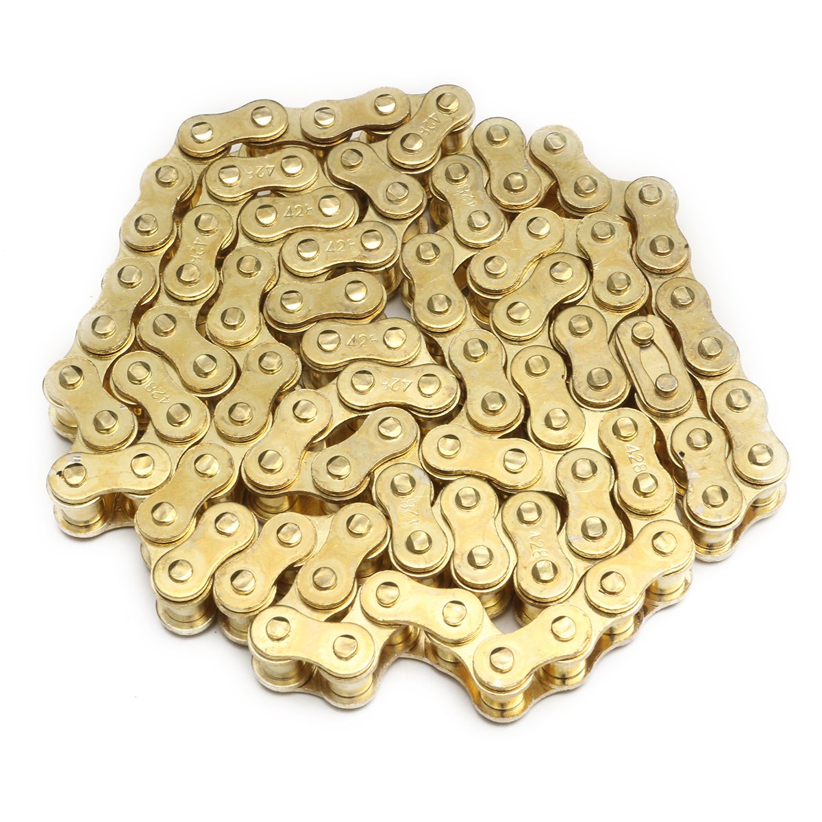 50 Links 428 catena di trasmissione per 50cc 110cc 125cc 140cc Dirt bike Pit bike