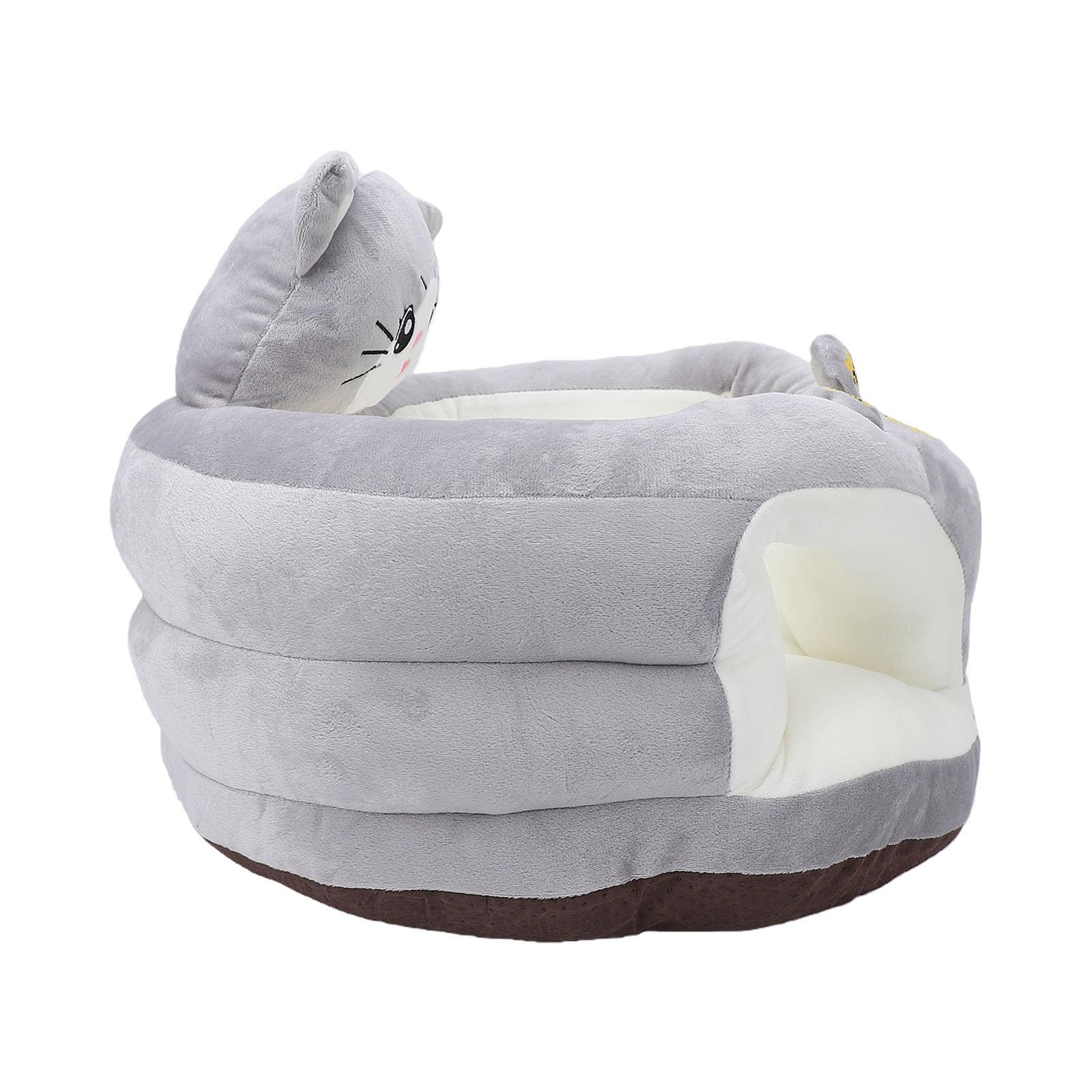 Cryfokt Sedia di Supporto per Bambini Sit Up Peluche Imparare a Sedersi Divano con Schienale per Neonati Morbido Cartone Animato Seggiolino per Bambini per Esercitarsi in Seduta Cuscino di Supporto