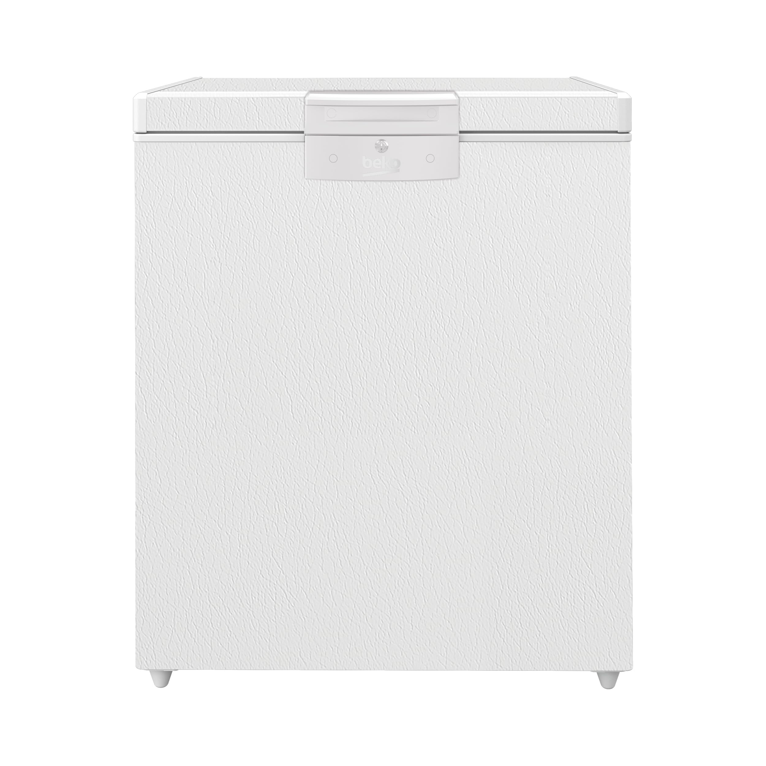 Beko HSM14550 - Congelatore, capacità utile 148 l, 1 cestello congelatore, allarme temperatura, bloccabile, sistema di visualizzazione a LED, illuminazione interna, 39 dB (A), utilizzabile in ambienti