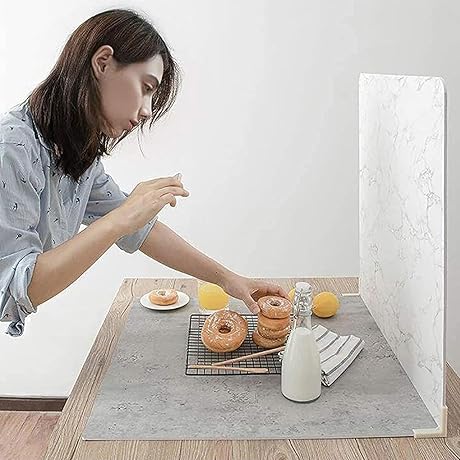 BEIYANG 2 PCS Photo Backdrops for Flat Lay Photography