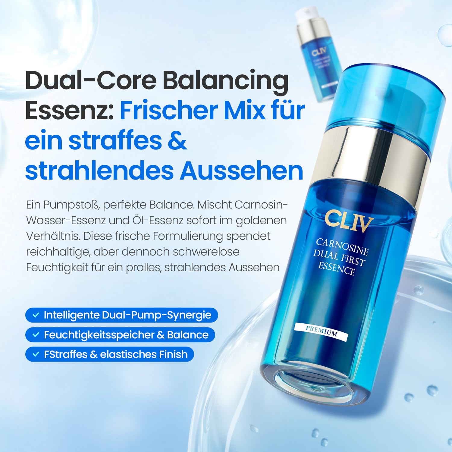 Amazon.com: CLIV Carnosine Dual First Essence – Korean Skincare
