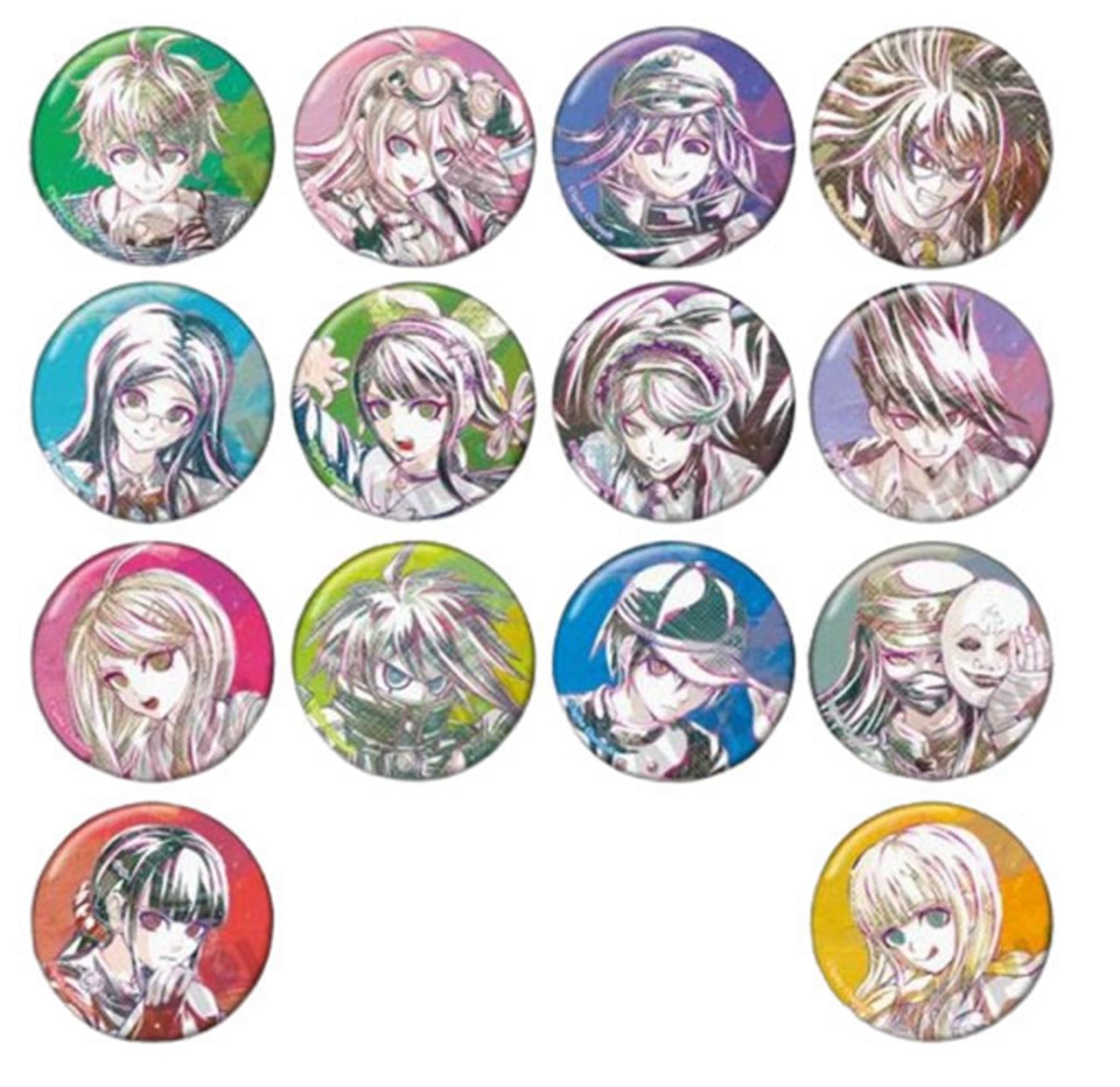 Amazon.co.jp: 缶バッジ ダンガンロンパ 王馬小吉 狛枝凪斗 バッジ 3個