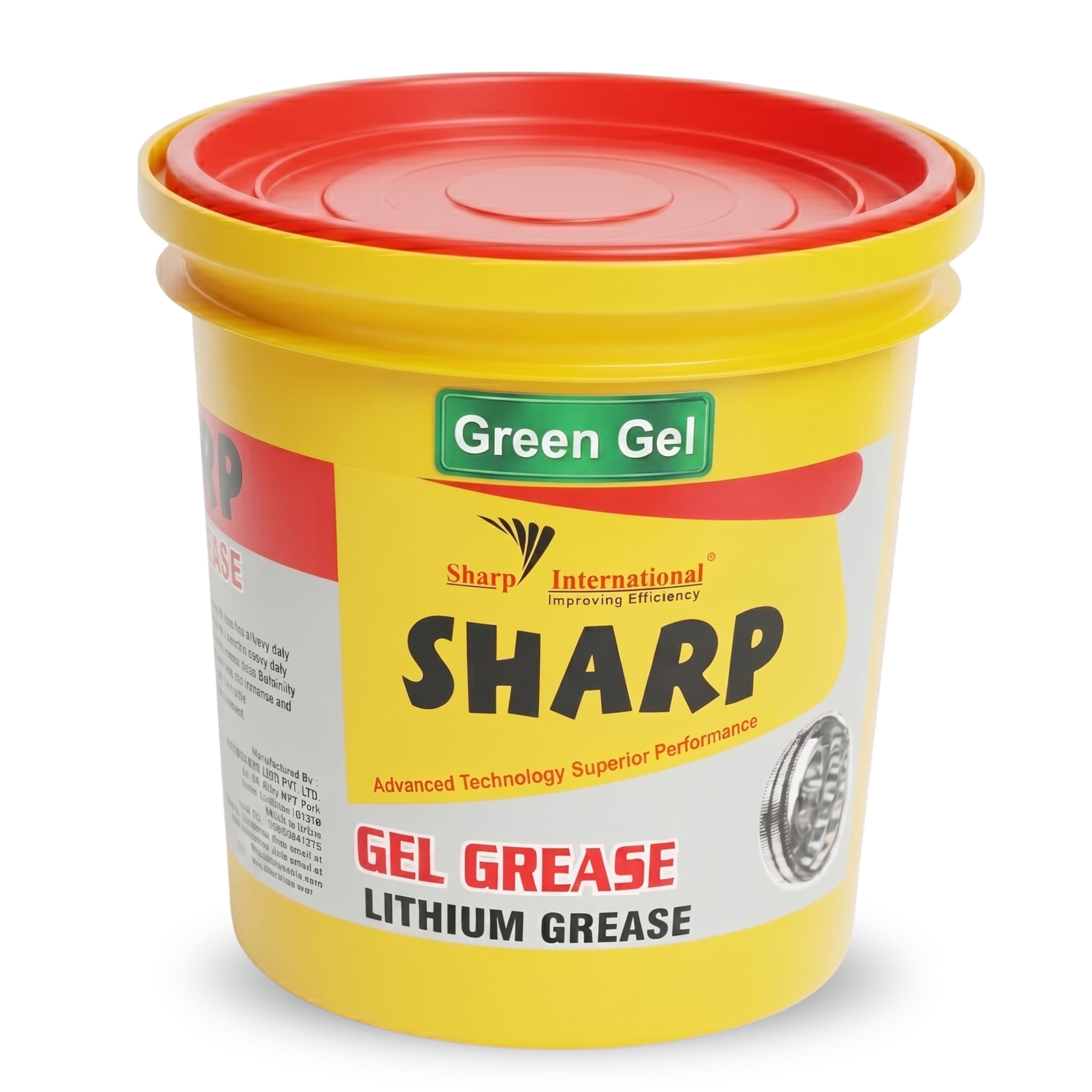 Sharp Green Gel Lithium Grease 1 Kg | Premium Multipurpose Lithium Base Heavy Duty Automotive & Industrial Lubricating Grease for Bearings, Chassis & Machinery-image-23