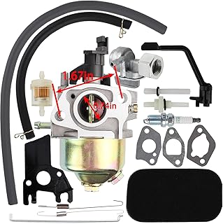 GX160 Carburetor for Champion 3000W 3500W 4000 Watt Generator, 46551 Carb for Honda GX200 GX120 GX168 5.5HP 6.5HP DG2900 DG3000 Replaces 16211 ze1 000, 16211-ZE1-000