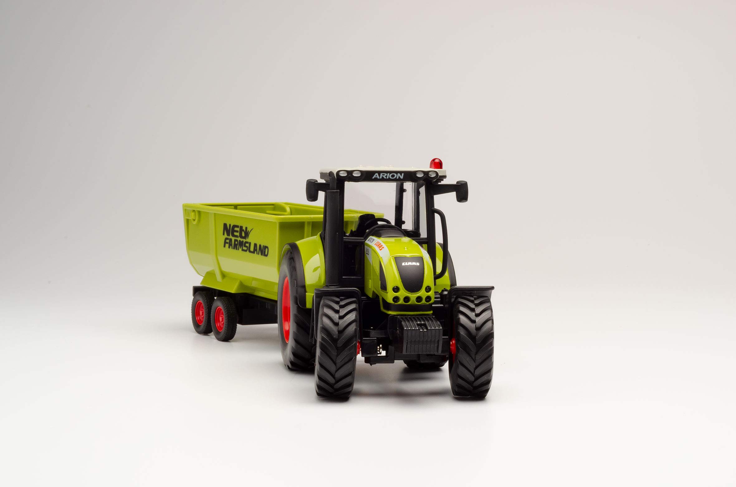 Herpa 84184015 CLAAS Arion 540 Kippanhänger Traktor/Bulldog zum Spielen und als Geschenk, Mehrfarbig