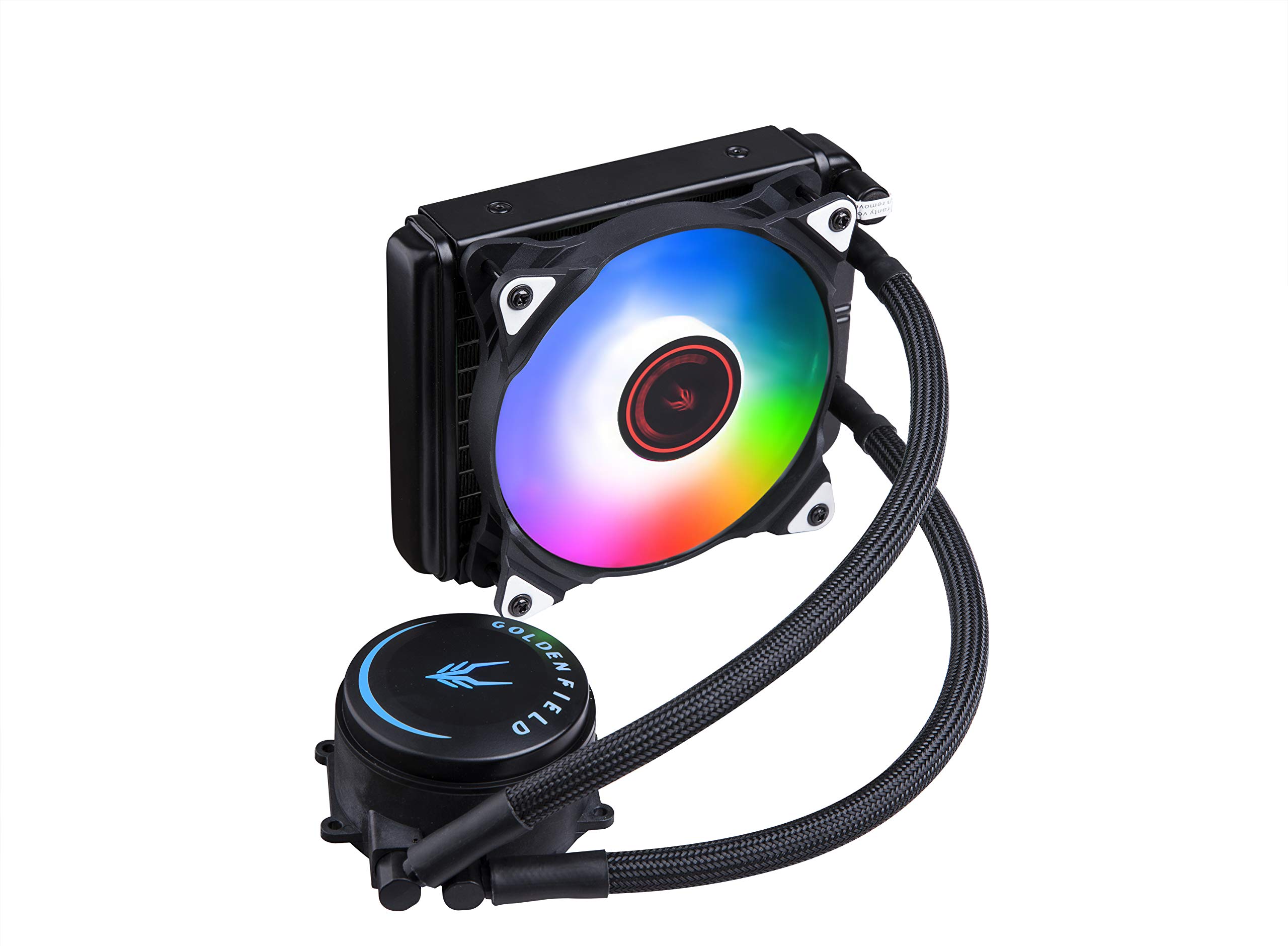 GOLDEN FIELD SF120 RGB AllinOne Liquid CPU Cooler With 120mm Radiator