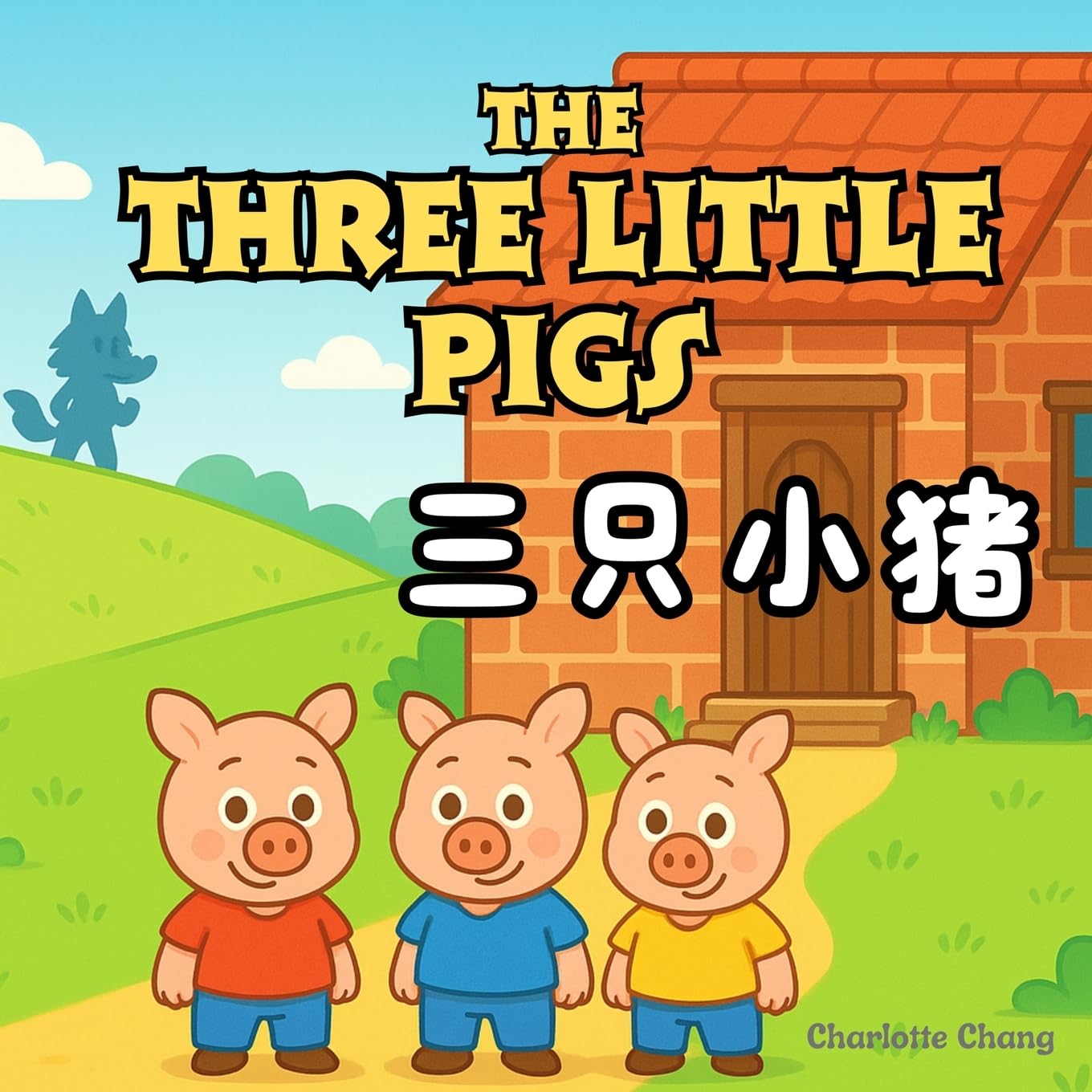 The Three Little Pigs: Bilingual Classic Story Retold for Kids in English, Simplified Chinese, and Pinyin! (Chinese-English Bilingual Children's Book)
