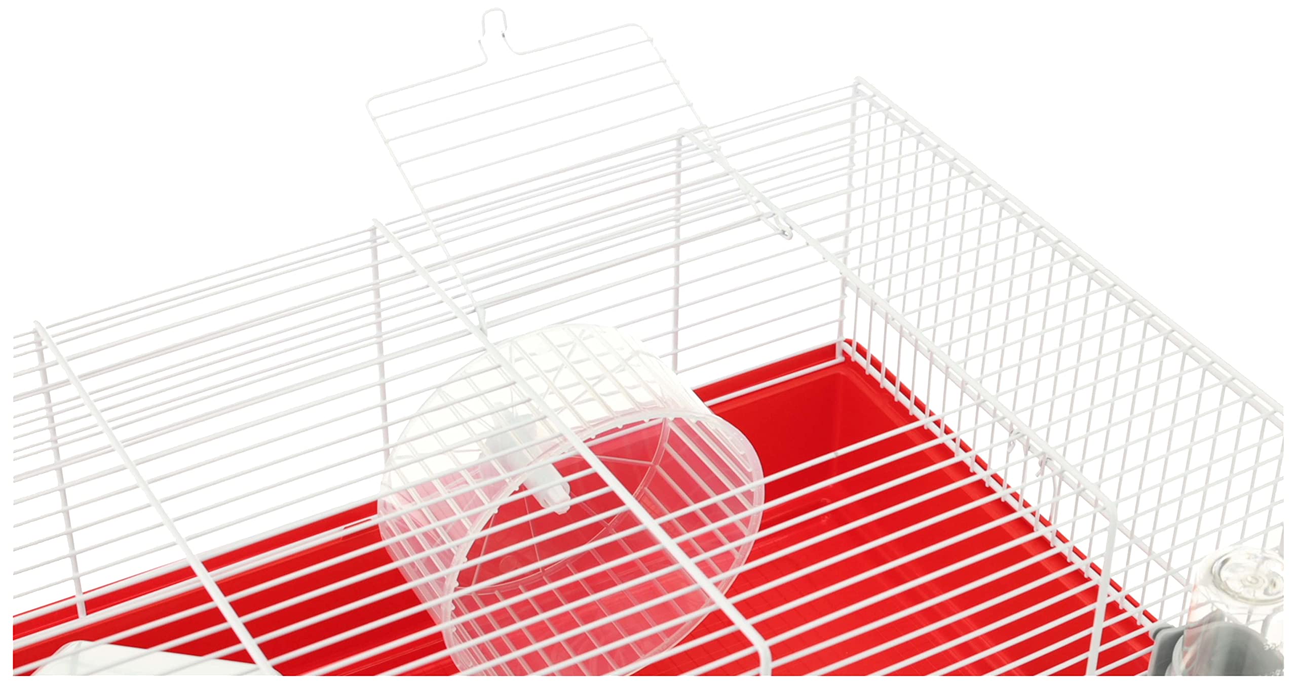 Ferplast Cage pour Hamsters Petits Rongeurs CRICETI 9,Cage Hamster en Plastique, Accessoires Inclus: Roue Hamster, Biberon, Maison Hamster, Mangeoire 46 x 29,5 x h 23 cm.