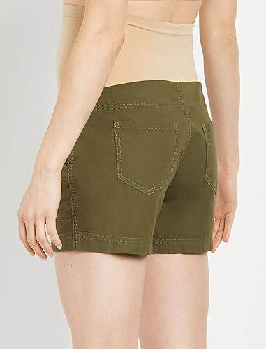 Miniatura 4 de Motherhood Maternity Pantalón corto de popelina Secret Fit para mujer