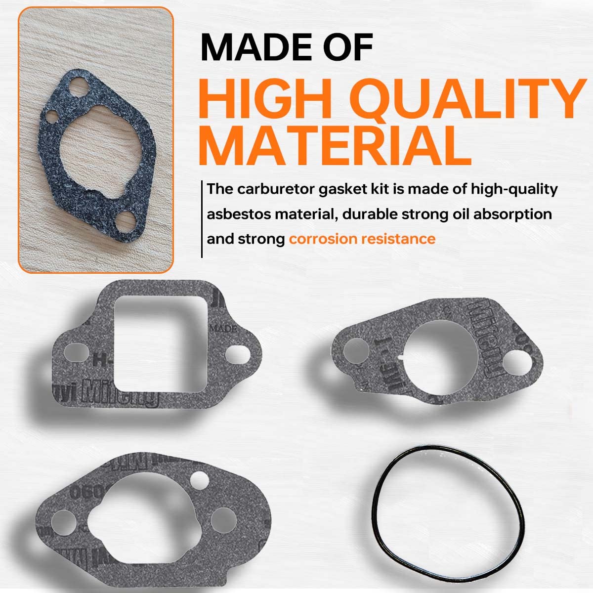 JOINT CARBURATEUR HONDA GCV135-GCV160-GCV190, 16228-ZL8-000, 5402203, 16228Z0L840, 16228-Z0L-840, 540-2203, 16228ZL8000, 0148-10483 | Pièces Tondeuses 2025