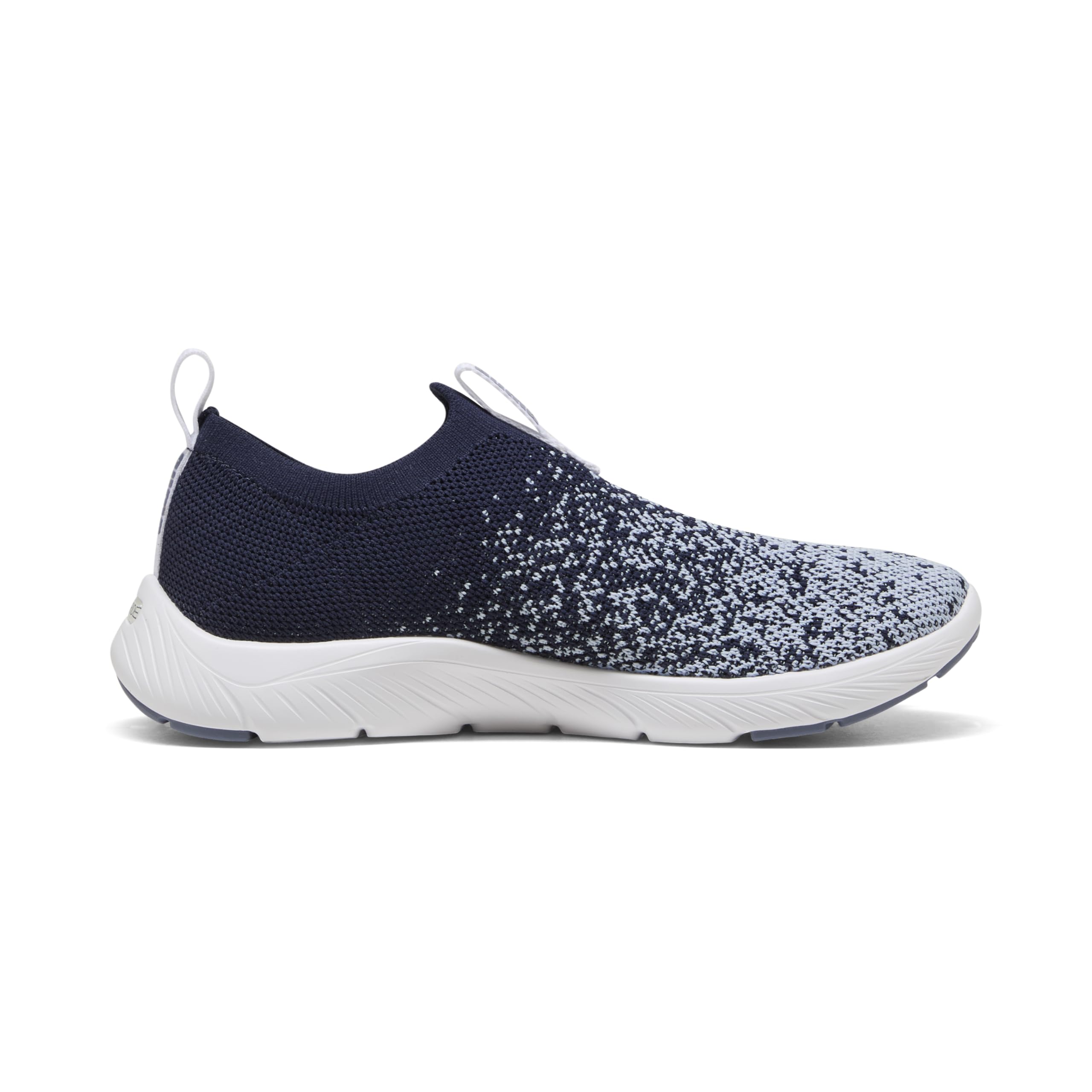 PUMA Damskie buty SOFTRIDE REMI Slip-ON Knit WN's Road Running Shoe, granatowe-Snow Mountain Niebiesko-szare niebo, 44 EU, Puma Granatowy śnieg góra niebieski szary niebo, 40.5 EU