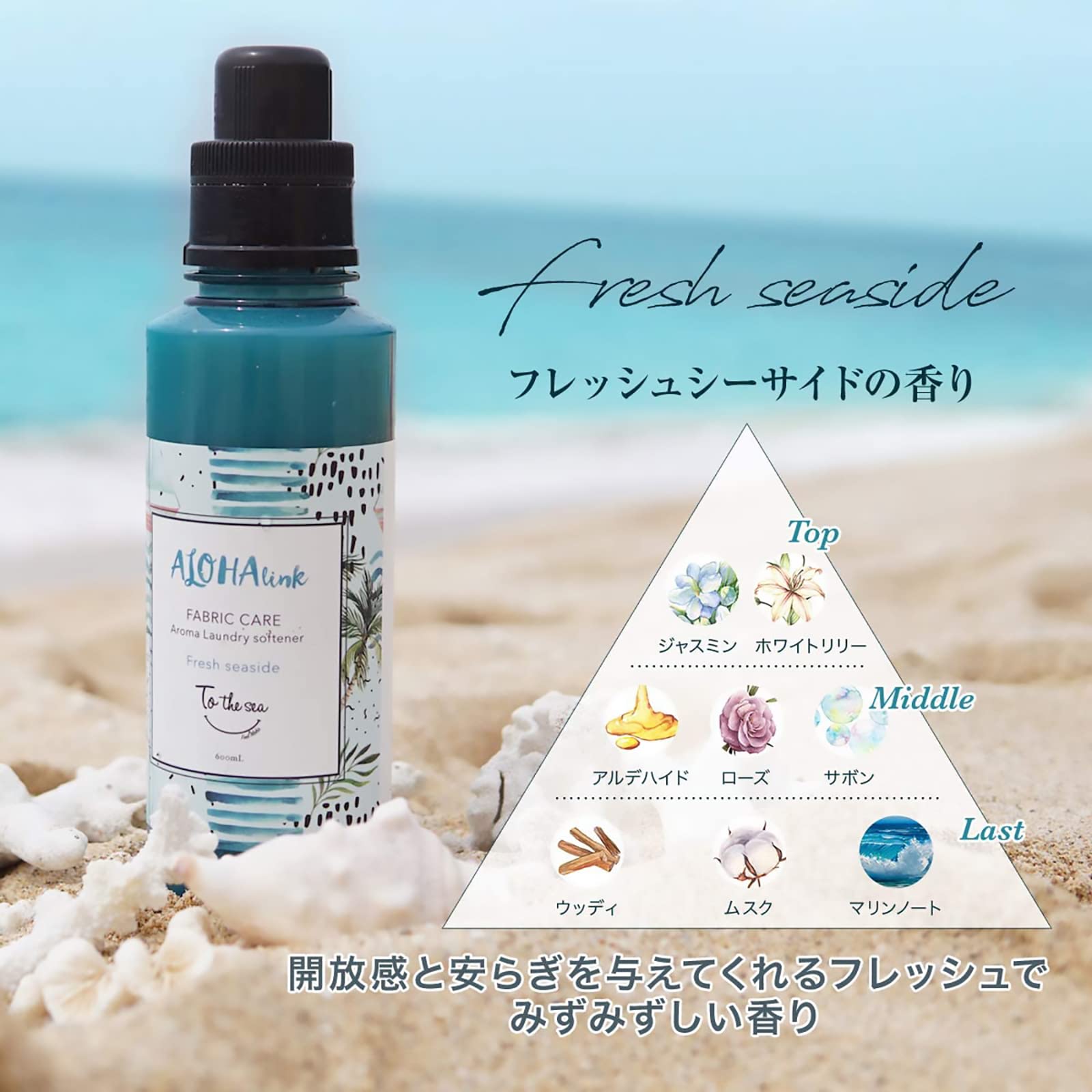 Amazon | ALOHA link FABRIC CARE Aroma Laundry softener Fresh 