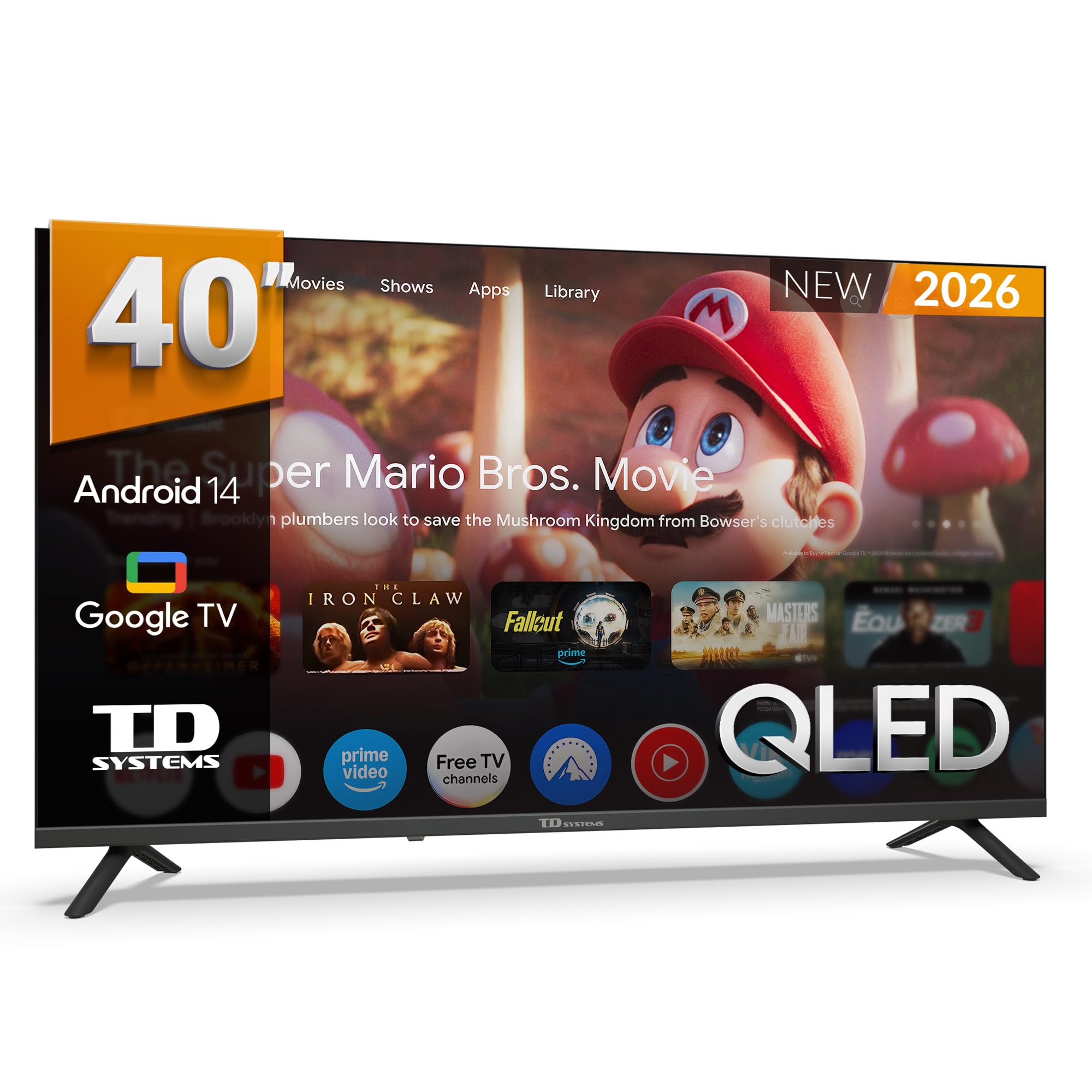 TD Systems - Smart TV 40 Inch Full HD, TDT HD TV, Android 14 GTV, 2025 Model, TV with 3 years warranty - PRIME40K21GLE — view 11