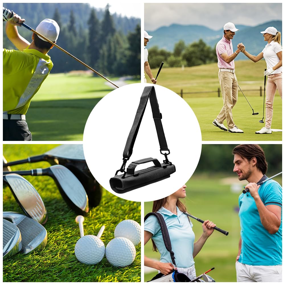 Sac De Club De Golf, Sac De Golf Portable avec Poignée, Sac De Transport Léger pour Golf, Sac De Transport pour La Marche, Le Golf, Le Golf, Le Voyage, Le Golf pour Homme Et Femme (Noir)