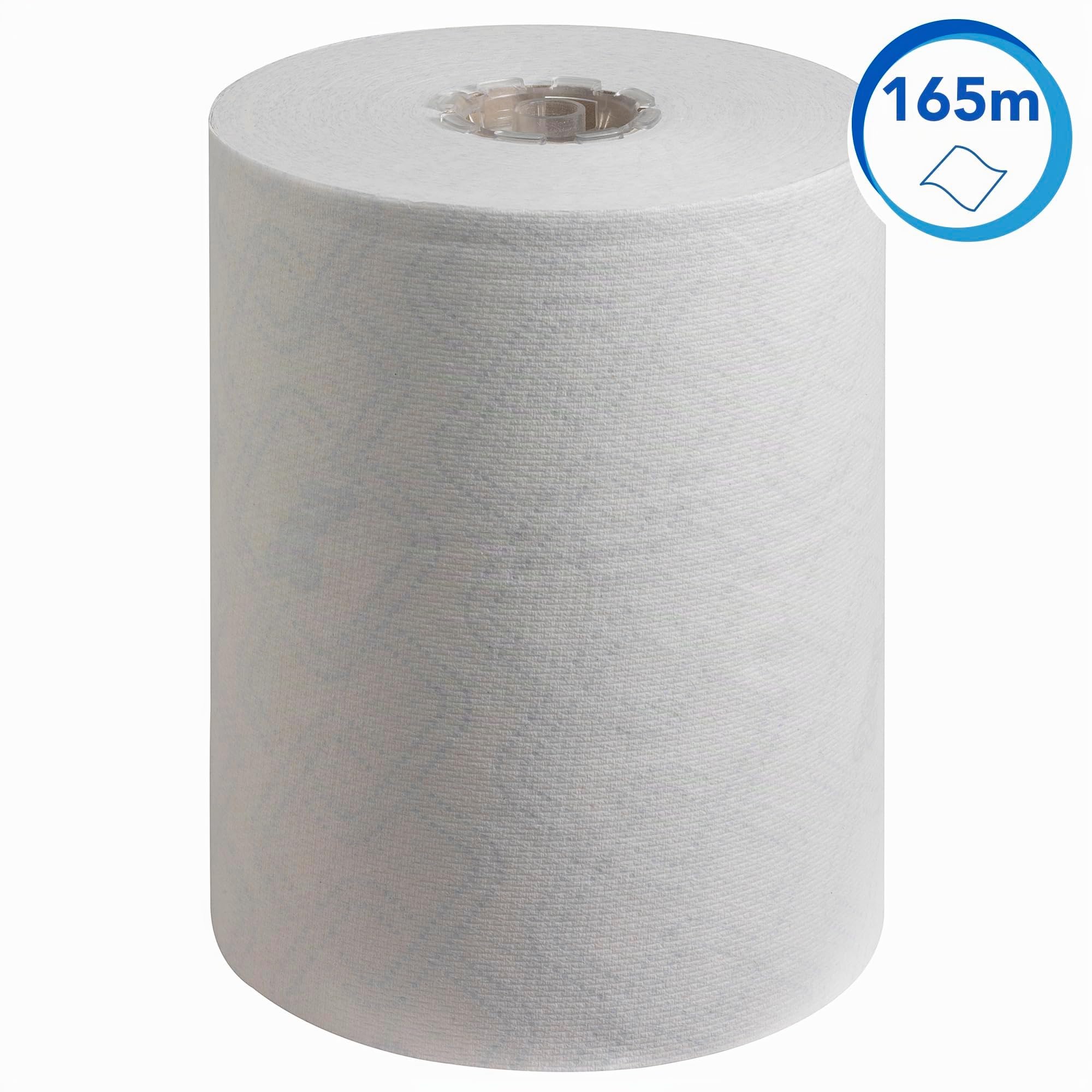 Essuie-mains roulés Scott Control Slimroll 6623 – Essuie-mains en papier jetables – 6 rouleaux d'essuie-mains x 165 m (990 m au total), Blanc