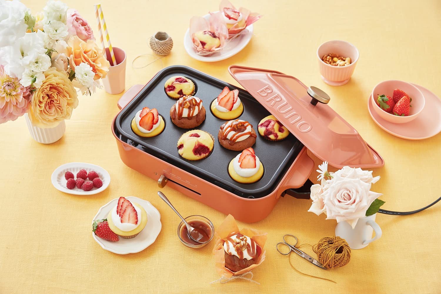 I.D.E.A international - R♡MBRUNOコンパクトホットプレート カップケーキプレートセット BRUNO コンパクトホットプレート用カップケーキプレート IDEA