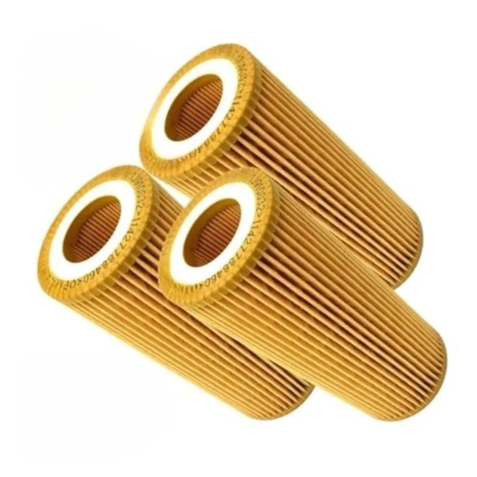 Juego De 3 Filtros Aceite Para Motor Coche Compatibles Con BMW E46, E90, E93, E92, E91, E60, E61, E65, E66, E67, Series, 5, 6 Y 7 (330d, 325d Canister