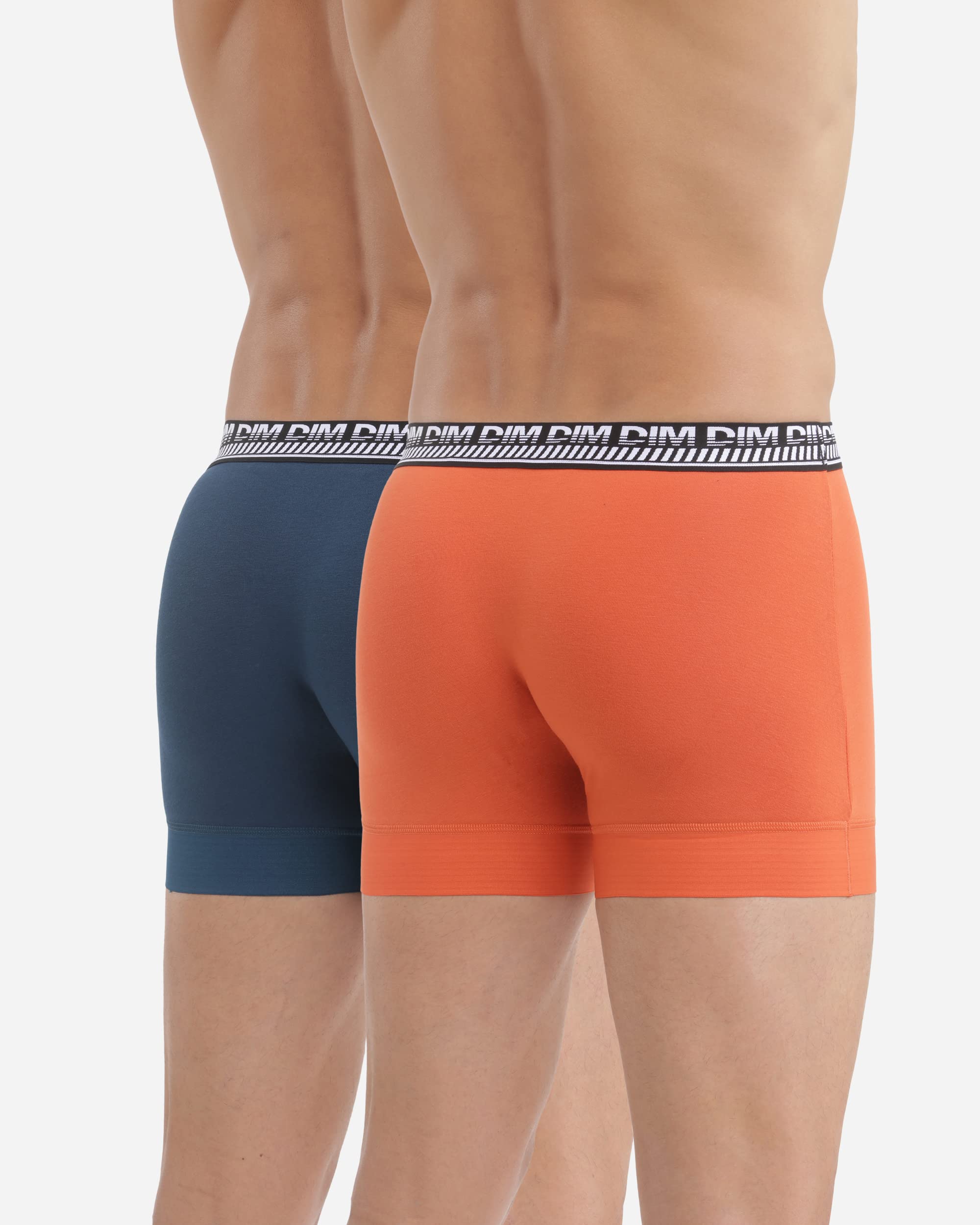 Dim Juego de 2 bóxers para hombre en algodón elástico Stay and Fit Hombre x2