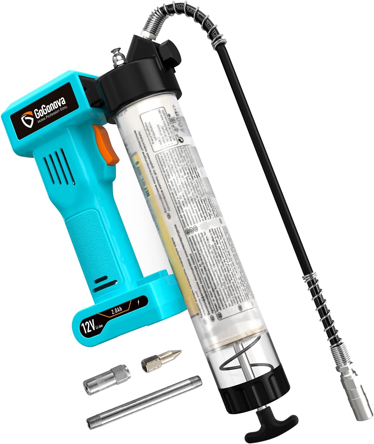 gogonova 12V Battery Powered Grease Gun, 10000 PSI Ubuy Nepal