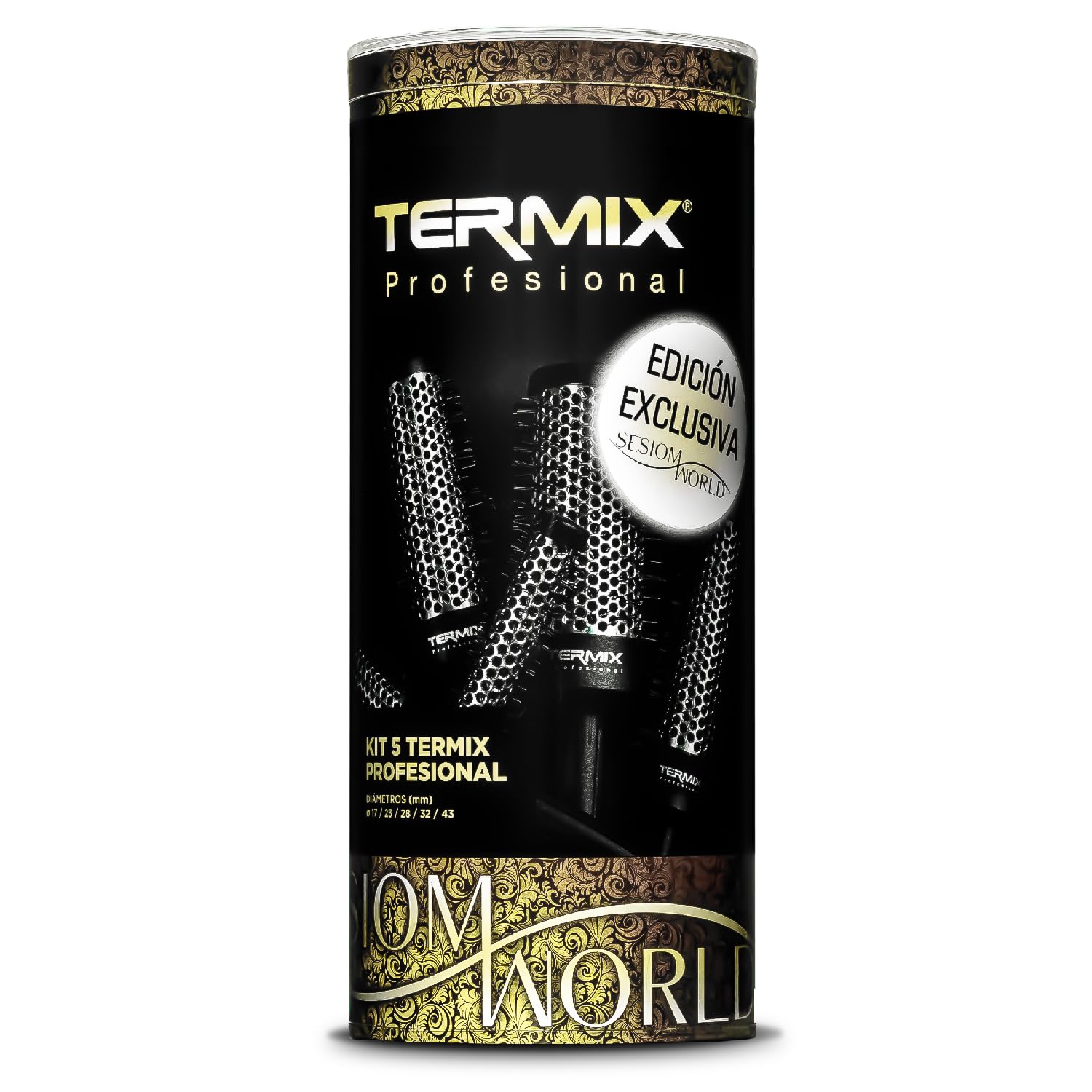 Pack 5 Cepillos Termix Profesionales con pinzas y paletinas Edición Limitada sesioMWorld®, 1 unidad