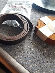 DQ rond leer ca. 2mm, Tan Brown, per meter