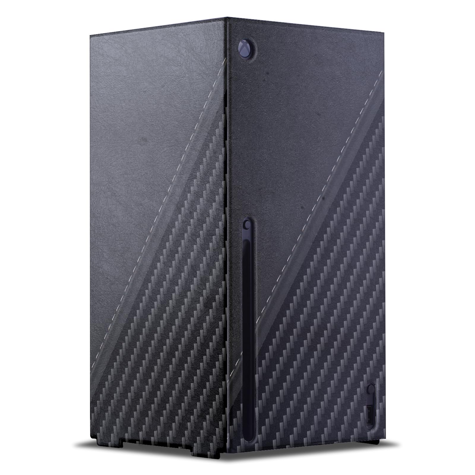 Head Case Designs Sous Licence Officielle Alyn Spiller Cuir Fibre de Carbone Mix Art Enveloppement De Console De Jeu Compatible avec Xbox Series X