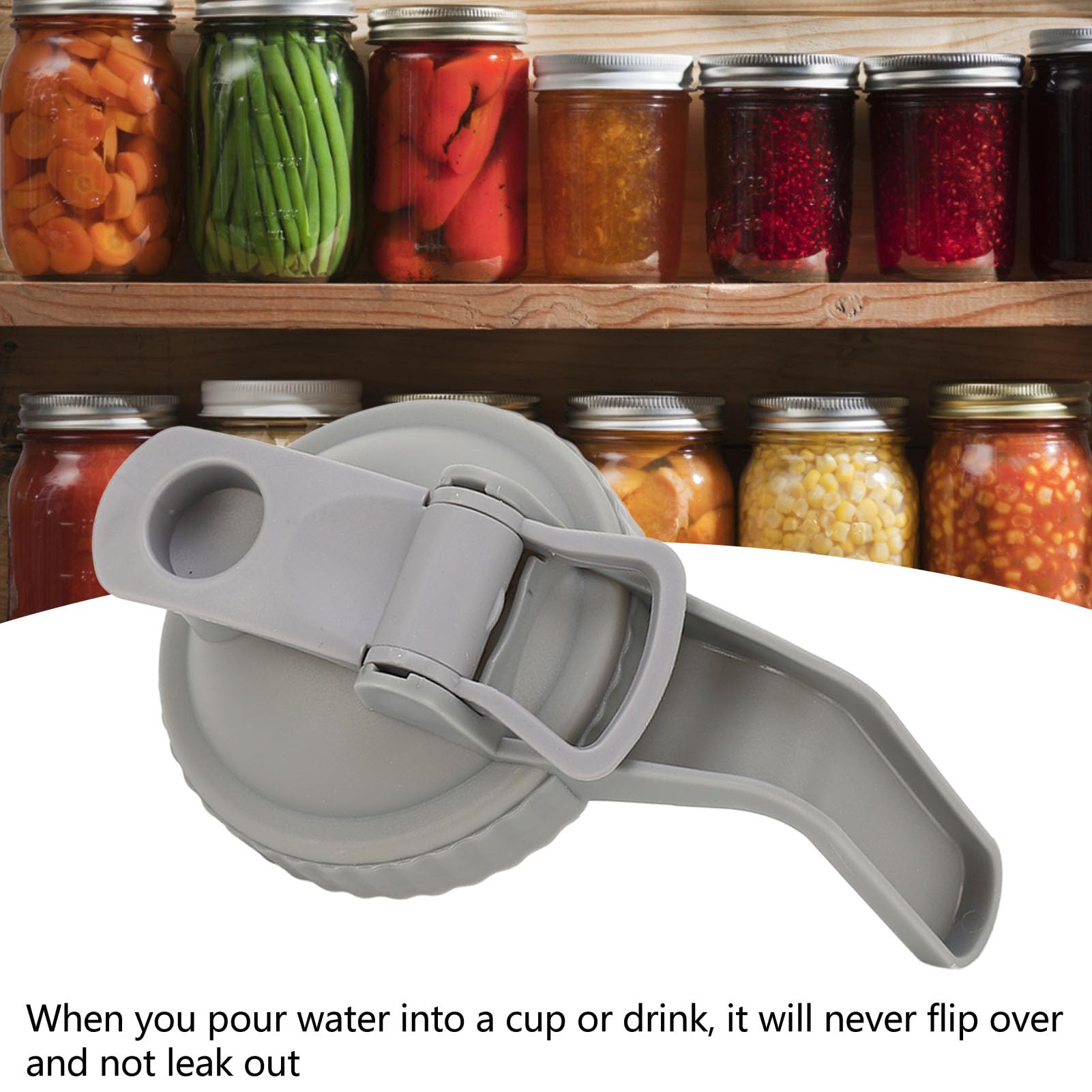 BrandNewCake Mason Jar met Deksel 480ml - Cooking at home BrandNewCake Mason Jar met Deksel 480ml - Cooking at home