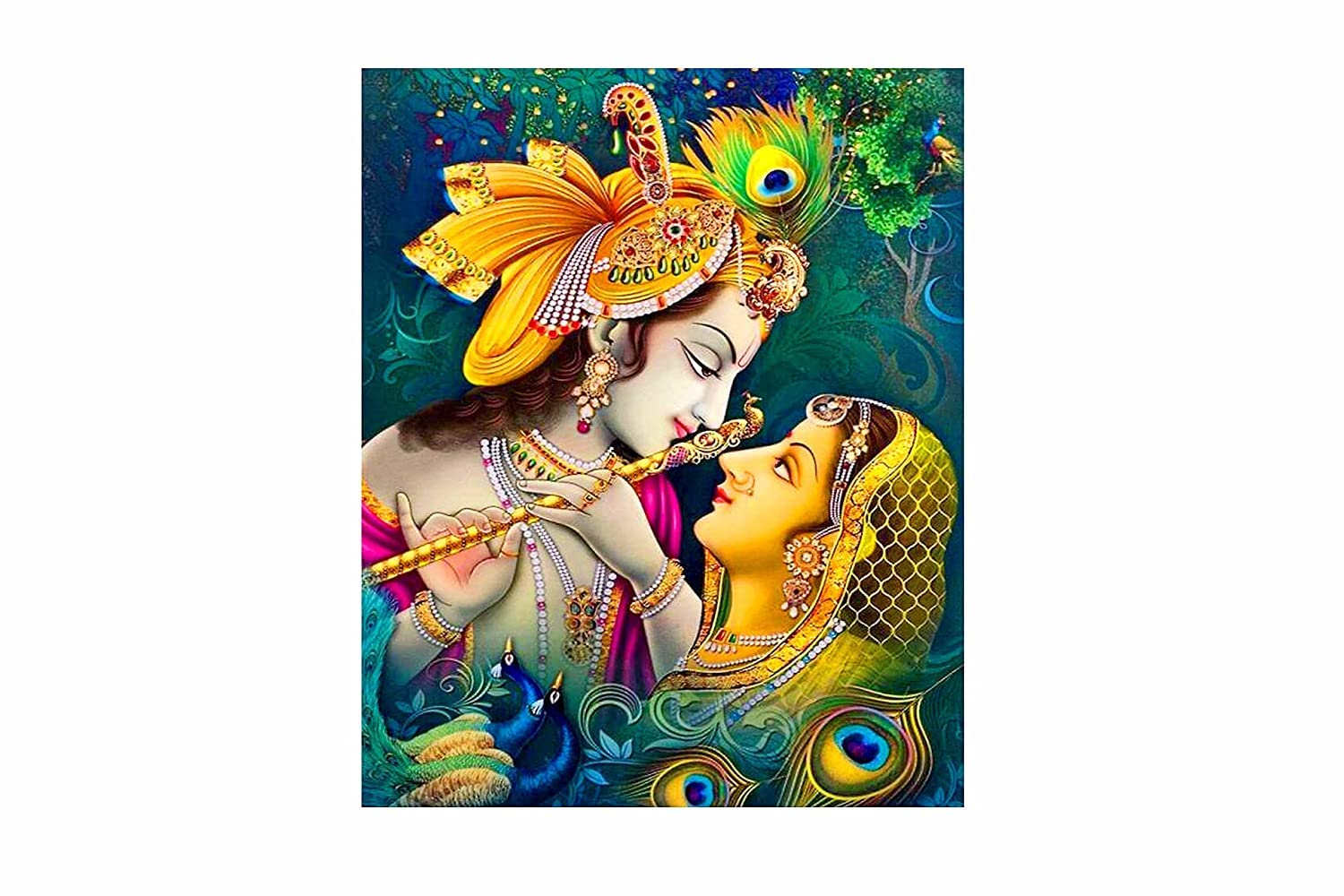 Techgifti Vinyl Shree Krishna Radha Wall Sticker For Living Room,Bedroom,Office (Size - 60Cm X 90Cmself-Adhesive, Smooth Surface, 600 Mm) (B0BJ2QDD15) Amazon Price History, Amazon Price Tracker
