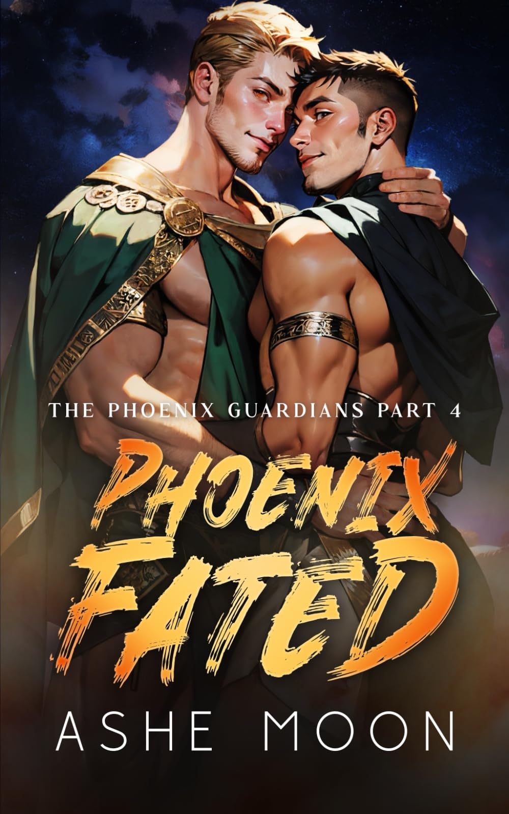 Phoenix Fated: An MM Mpreg Portal Romantasy Adventure (The Phoenix Guardians)