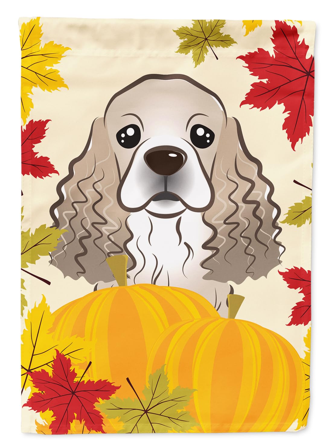 Cocker Spaniel Thanksgiving Garden Flag cadeau parfait pour passionnés