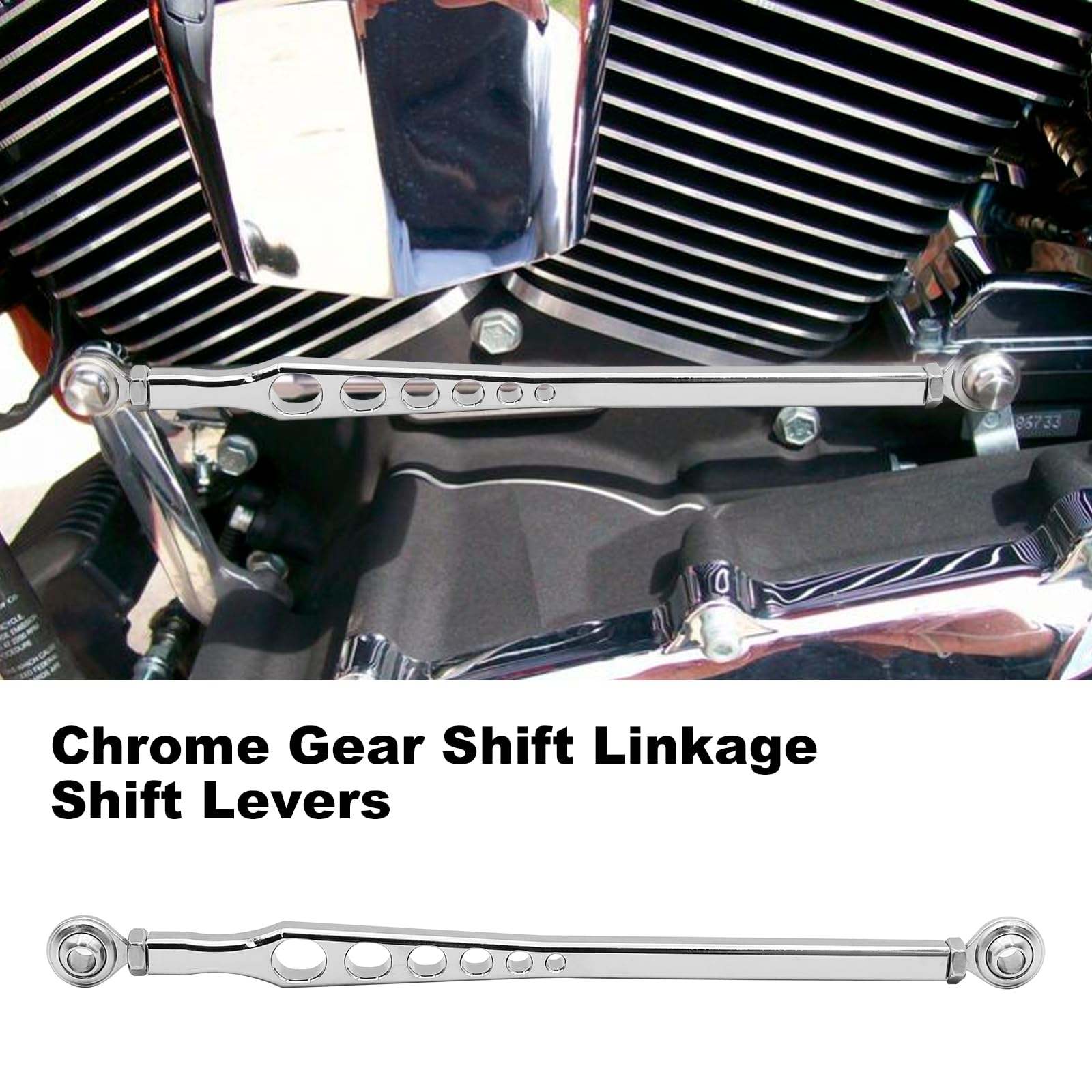 Gear Shift Linkage Shifter Link For Harley Touring Dyna Street Glide Road King - Foto 4