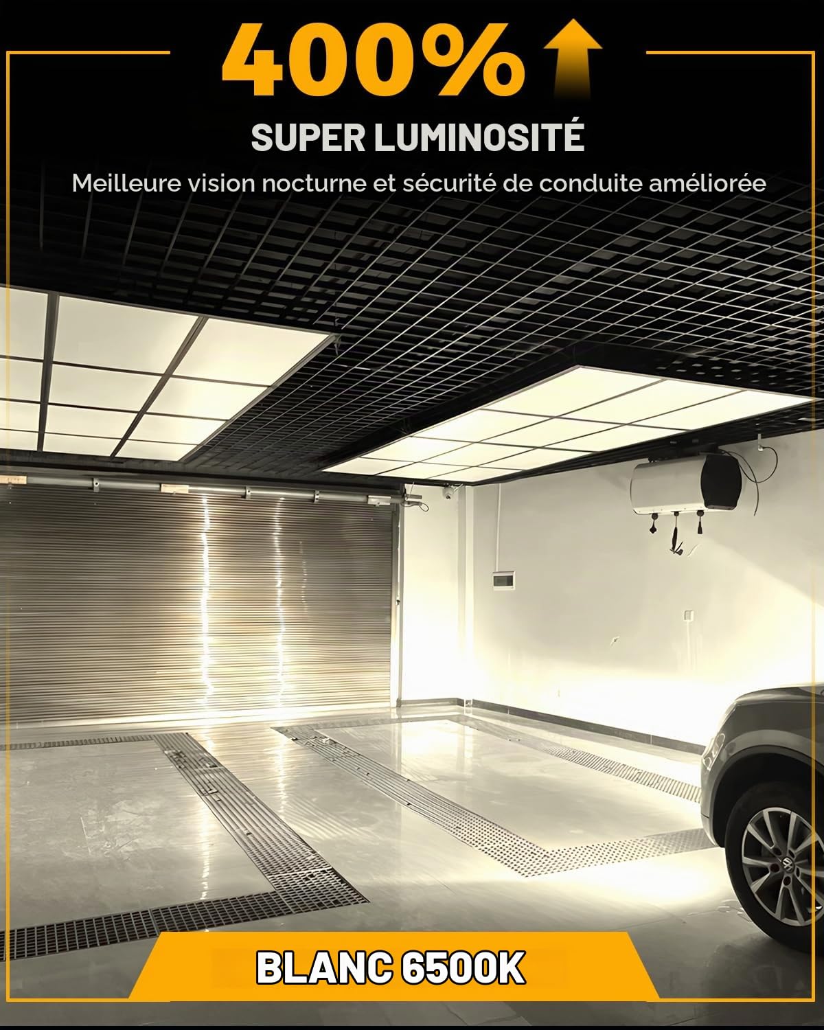 BMT xms Ampoule PSX24 2504 LED, 20000LM 6500K Blanc Remplacement 1:1 Mini pour Halogène, Lot de 2