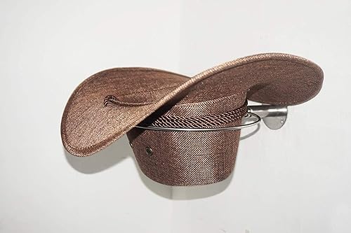 Miniatura 6 de Soporte para sombreros de vaquero, organizador de sombrero de vaquero Coyboy para sombrero de coyboy, fácil de instalar, tornillos incluidos, tu