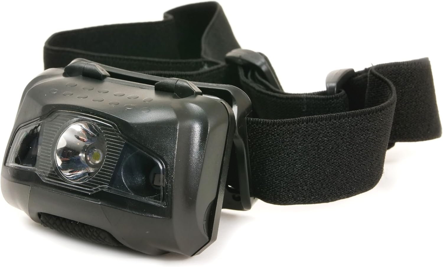 House of Marbles Adventurer's LED Headlamp, Super Bright Battery-Powered Head Torch with 4 Light Modes, 5 Adjustable Beam Angles and Head Strap for Camping, Hiking, Running and DIY